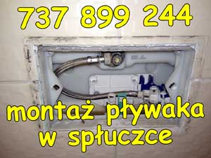montaż pływaka w spłuczce