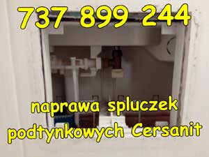naprawa spluczek podtynkowych Cersanit