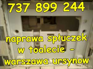 naprawa spłuczek w toalecie - warszawa ursynow