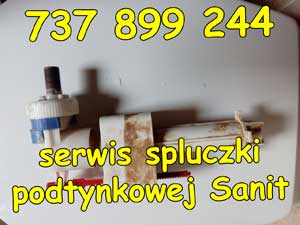 serwis spluczki podtynkowej Sanit