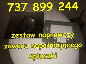 zestaw naprawczy zaworu napełniającego spłuczki